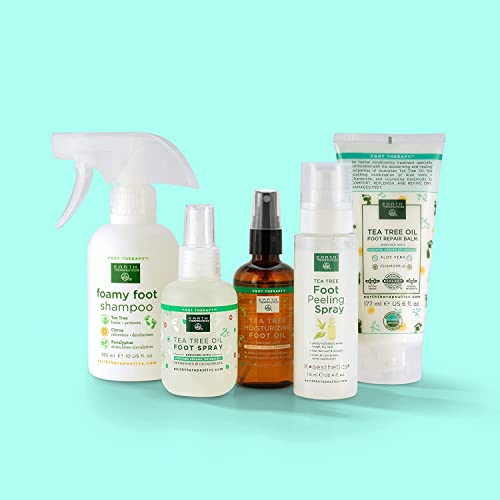 Earth Therapeutics Tea Tree Foot Peeling Spray ? Convenient Spray for Buffing Away Calluses ? Soothing Botanicals with Australian Tea Tree Oil ? Exfoliate Dry Rough Skin