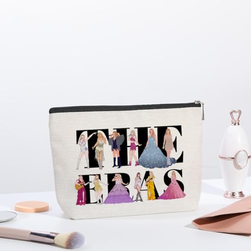 Singer Makeup Bag, Music Lovers Gifts for Women, Friendship Gifts for Women Friends Sister, TS Fans Makeup Bag, Birthday Christmas Gifts for Her