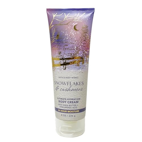 Bath & Body Works Fragrance Gift Sets (Snowflakes Cashmere Mist - Cream)