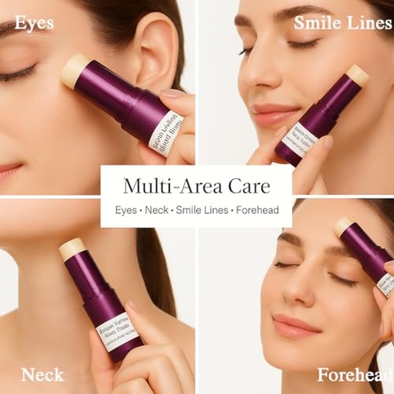 Eye Care Duo ? Calcium Volume Multi Balm Stick + Hydrogel Under Eye Patches 60ea (30 Pairs), Hydrating & Smoothing Eye Treatment, Gentle on Skin, Travel-Friendly