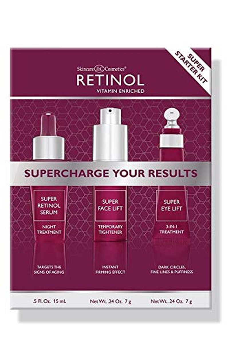 Retinol Super Starter Kit - Vitamin A Powerhouse for Youthful Skin | Anti-Aging Essentials