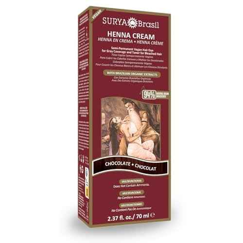 Surya Brasil Products Henna Cream, Chocolate, 2.37 Fluid Ounce