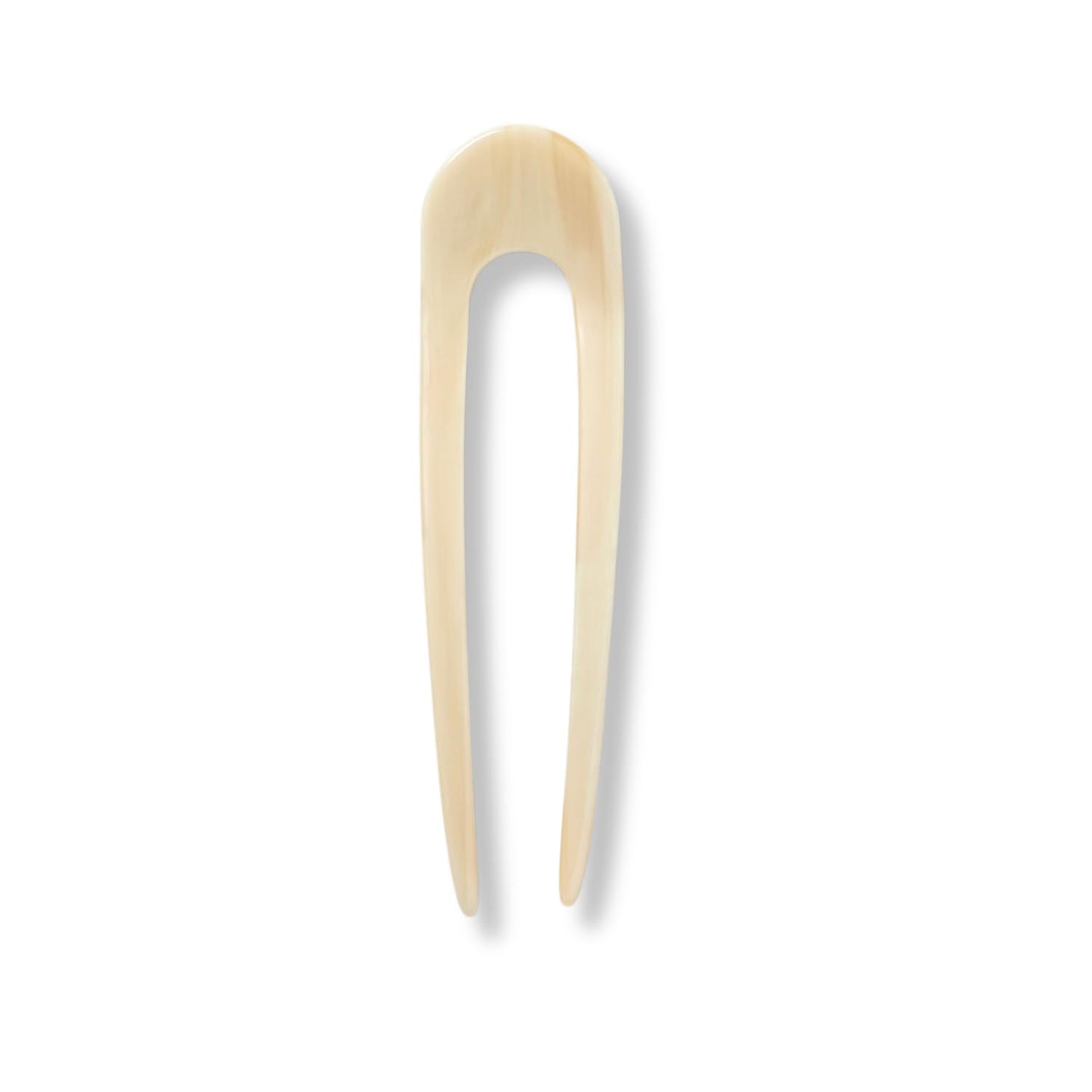 MACHETE Italian Acetate French Hair Pin for Thin Thick Hair, 5 inch Women Girls Hairstyle Accessories (Alabaster)