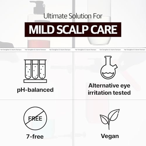 RYO Strengthen & Volume Conditioner with Korean Ginseng & Caffeine - Volumizing and Revitalizing for Fine Hair, Anti Loss Care, Strengthening hair roots, 16 Fl Oz.