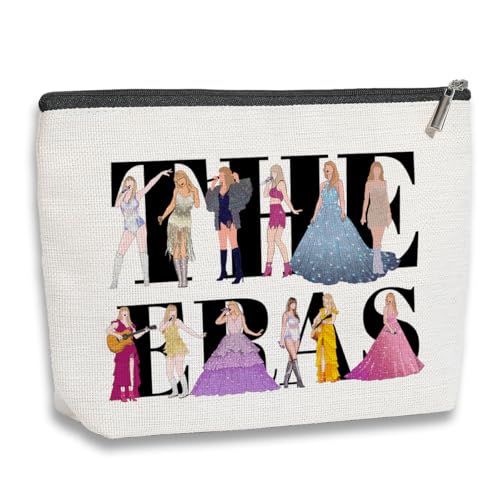 Singer Makeup Bag, Music Lovers Gifts for Women, Friendship Gifts for Women Friends Sister, TS Fans Makeup Bag, Birthday Christmas Gifts for Her