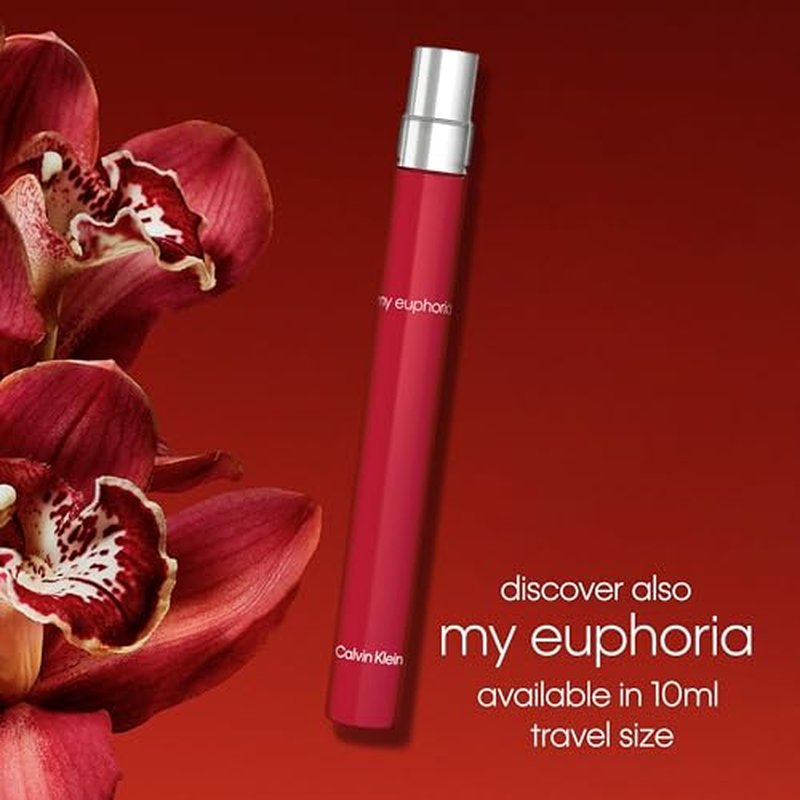 Calvin Klein My Euphoria Eau de Parfum ? Women's Ambery Floral Perfume ? With Notes of Blackcurrant, Orchid Flamb?, Black Sesame, Vanilla & Woods ? Long Lasting Fragrance