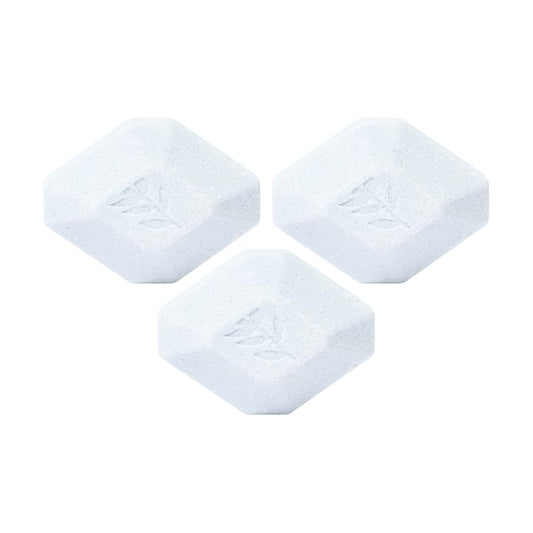 Pacha Soap Co. Epsom Salt Bath Bombs - Breathe (Peppermint & Eucalyptus), Nourishing Aromatherapy Bath Fizzies with Clean Ingredients and Essential Oils, Handcrafted in The USA, 3-Pack, 5 oz Each