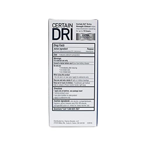 Certain Dri Antiperspirant Solid for Excessive Perspiration-1.7 oz