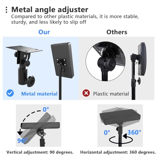 ZHOOGE Tattoo Armrest Stand H Base with Tray Adjustable Height for Studio Tattoo Supply
