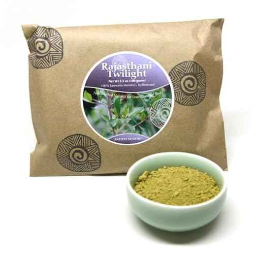 100% Natural Red Henna Hair Dye - Organic Ancient Sunrise Rajasthani Twilight Henna 100g