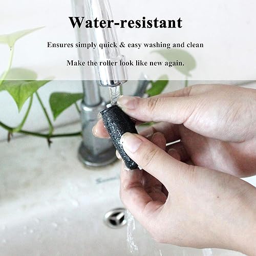 12 Extra Coarse Replacement Roller Refill Heads Compatible with Amope Pedi Refills Electronic Foot File