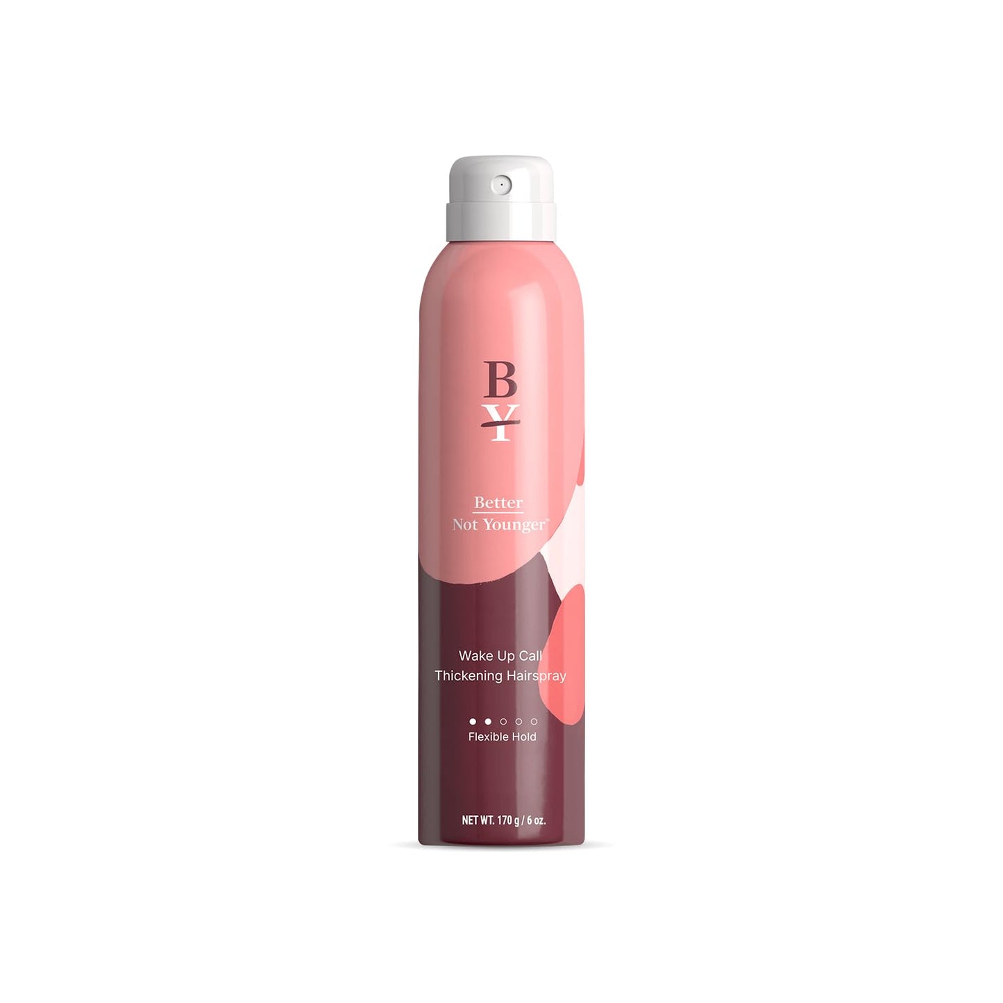Better Not Younger Hair Thickening Hairspray – Volumizing Biotin & Bamboo Formula – Instant Fullness & Strength – Flexible & Strong Hold – Styling Spray for Women Over 40 with Thinning Hair - 6 oz