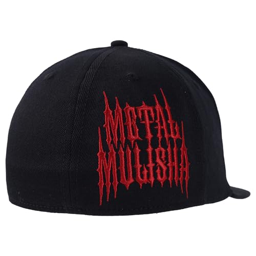 Metal Mulisha Men's MOBBER Flex HAT, Black, Small-Medium