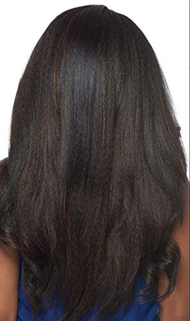 Outre L-Part Lace Front Wig NEESHA - Synthetic Hair, Color 1B Off Black | Natural Look & Feel