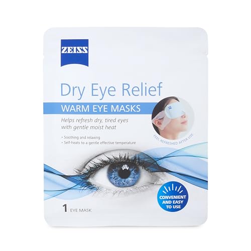 ZEISS Warm Eye Masks, 6 Count for Dry Eye Relief