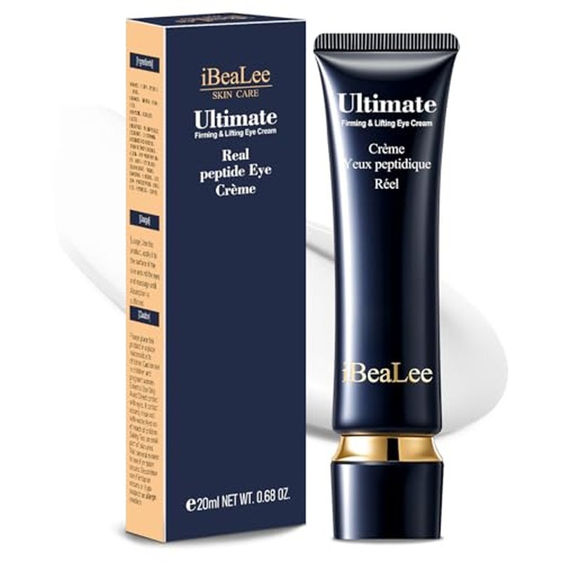Temporary Instant eye Tightening cream, Quickly Reduces eye bags and dark circles,daily anti-aging,quickly repairs wrinkles,reduces fine lines,contains hyaluronic acid retinol-Locks in Moisture-AAA