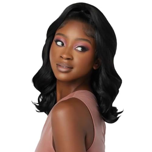 Outre Lace Front Wig - Perfect Hair Line 13X4 - Jeannie (JET BLACK 1)