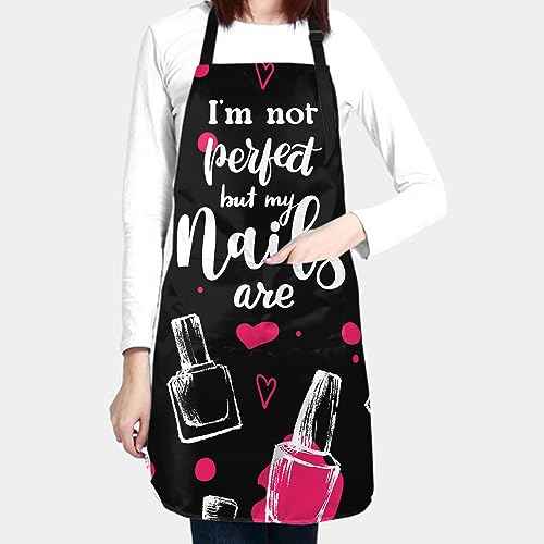 Giwawa Hairstylist Aprons for Women Funny Hair Cutting Aprons for Salons Home