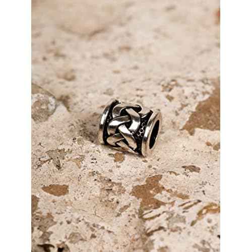 HAQUIL Hair clip Celtic Beads Antique Norse 5 pcs Viking Combo Beads Hair Pin Quick Beader Triquetra Knots Hair Beads Lock