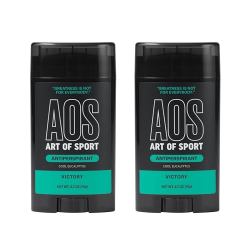 Art of Sport Men¡¯s Antiperspirant ? Aluminum-Free, Natural Botanicals ? Eucalyptus Victory Scent ? Long-Lasting Sweat Protection ? Made for Athletes ? 2.7 oz (2-Pack)