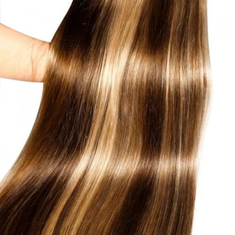 P427 Highlight Blonde Bundles Human Hair Brown Straight 3 Bundles 28 28 28 Inch Unprocessed Brazilian Virgin Honey Blonde Straight Bundle Human Hair Extensions
