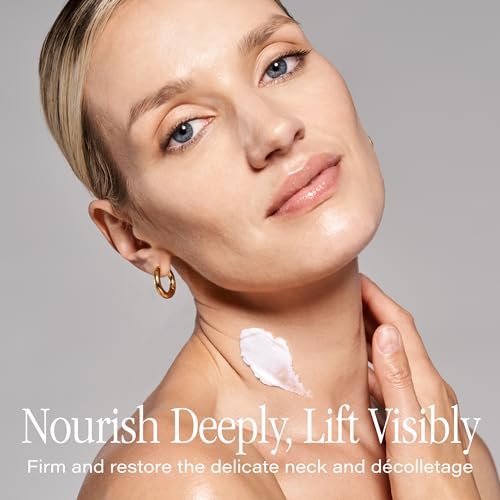 SKINN Neck Cream for Wrinkles, Neck Amour Leave-On Mask - Firming Cream, Tightening + Lifting Sagging Skin - Chin + Firming Treatment for Smoother + Firmer Skin - Cream for Men + Women