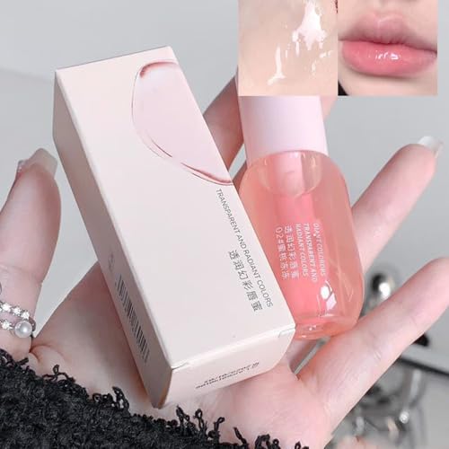 Moisturizing Lip Balm,Hydrating Glossy Lip Oil Stick For Women, Lip Care For Dry & Chapped Lips, Long-Lasting Lip Moisturizer, Christmas Gift, Mother'S Day Gift (2# Peach Jelly)