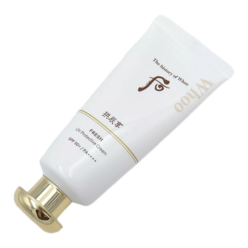 The Whoo Fresh UV Protective Cream Special 4pcs Set SPF 50+/ PA ++++ Provide Long-lasting Hydration to Dry Skin Complex, Moisturization and Nourish the Skin. Made in Korea
