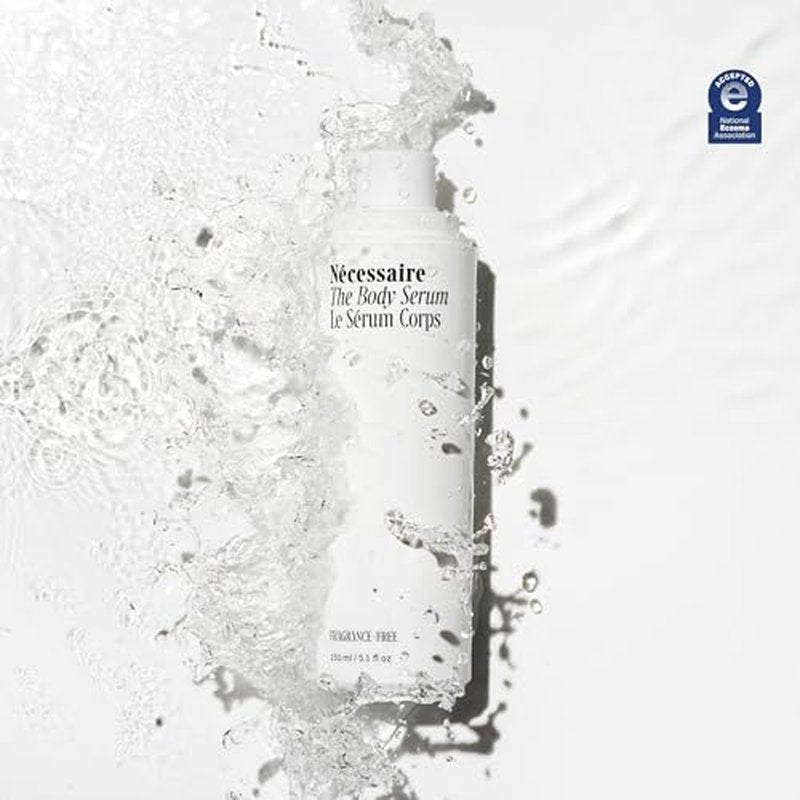 N?cessaire The Body Serum - Hydrating Serum With Hyaluronic Acid, Niacinamide + Ceramides. Dermatologist-Tested. Hypoallergenic. Approved By The National Eczema Association. 150 ml / 5.1 fl oz.