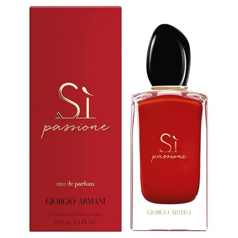 Armani Beauty - S? Passione - Eau de Parfum - Vanilla Perfume for Women - Floral Citrus Fragrance - Blackcurrant Nectar, Damascena Rose, Black Tea Notes