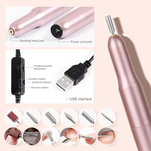 Acrylic Nail Kit with liquid Monomer,6 colors Glitter Acrylic powder UV Lamp for Beginners with Everything Nail Supplies (White)