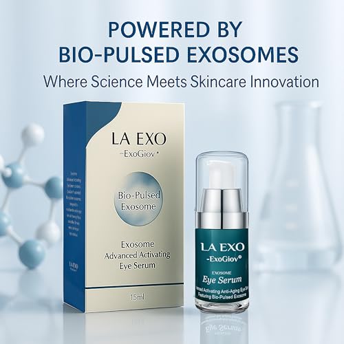 Exosome Eye Serum ? Advanced Anti-Aging Eye Treatment for Puffiness, Dark Circles & Fine Lines ? Brightening, Smoothing & Hydrating Undereye Skin Care for a Youthful Look ? 15ml