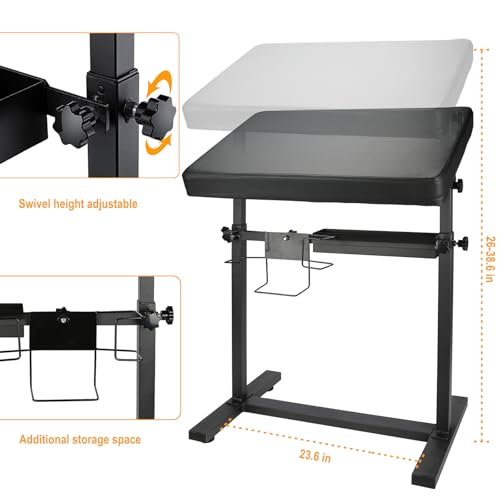 Tattoo Armrest Height Adjustable Oversized Soft Tattoo Armrest for Tattoo Supplies (Black-Old Model)
