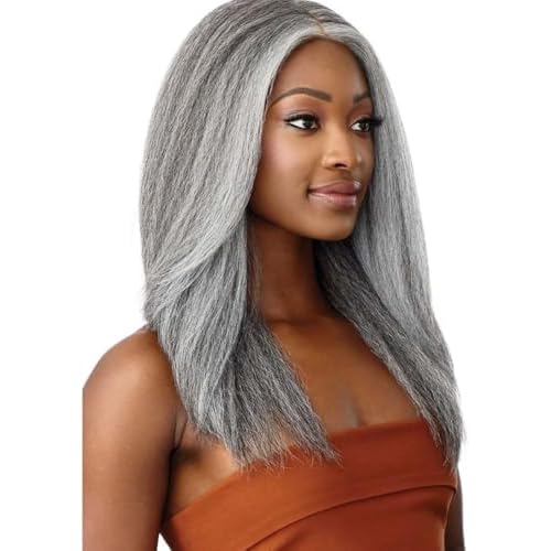 Outre Soft & Natural Synthetic Lace Front Wig - NEESHA 207 (1 Jet Black)