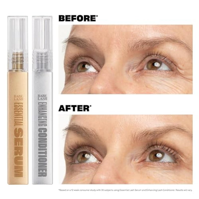 Babe Original Lash Serum AM/PM Kit - 2mL Babe Lash Essential Serum & 3mL Enhancing Conditioner
