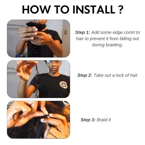 Deep Wave Human Braiding Hair for Boho Braids 1b Black Curly Human Hair Bundles for Braiding 2 Bundles/Pack 22Inch