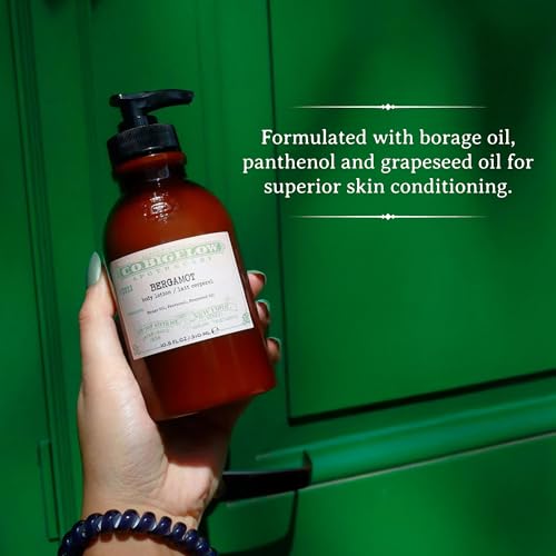 C.O. Bigelow Bergamot Body Lotion, Iconic Collection Moisturizing Body Lotion with Shea Butter, Borage Oil & Grapeseed Oil, 10.5 Fl Oz