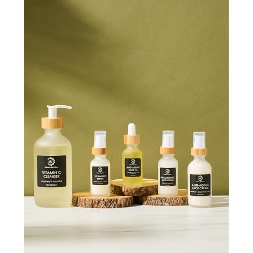 Vitamin C Face Oil (1 fl.oz/29ml) | Natural, Fragrance-Free Facial Hydration | Clean, Vegan, Cruelty Free Skincare for Men & Women | Luxury Collection