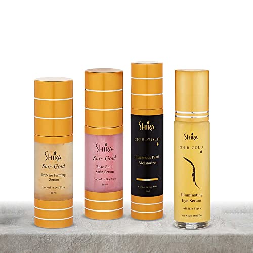 Shira Shir-Gold Illuminating Eye Serum HelpsTo Reduce Fine lines and Dark area around EyesHydrates Eye AreaSuits All Skin Types (10 ML)