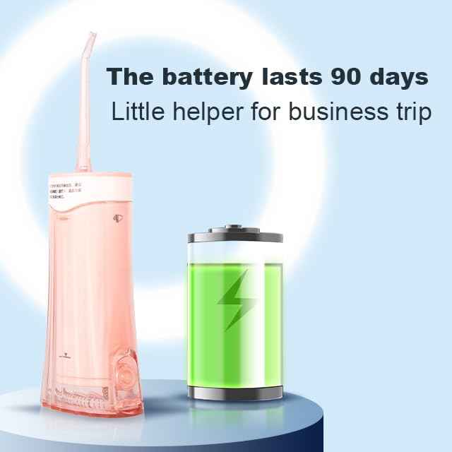 Water Flosser Mini Cordless Portable Oral irrigator, Powerful and Rechargeable IPX7 Waterproof for Teeth Picks, Cleaning Gums,Orthodontic,Braces Dental Care
