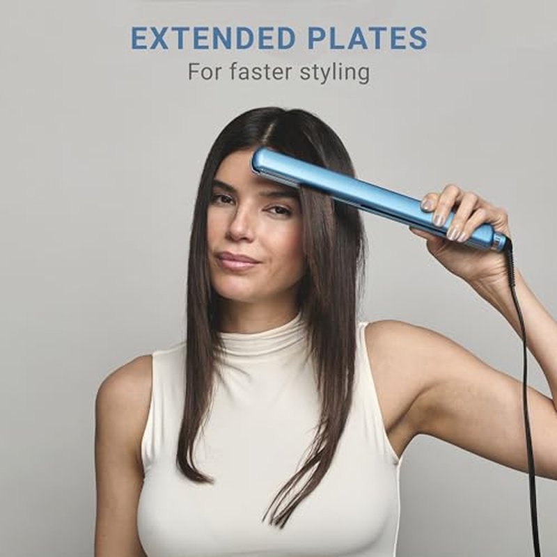 Nano Titanium Ultra-Thin Hair Straightener, Professional Flat Iron For All Hair Types