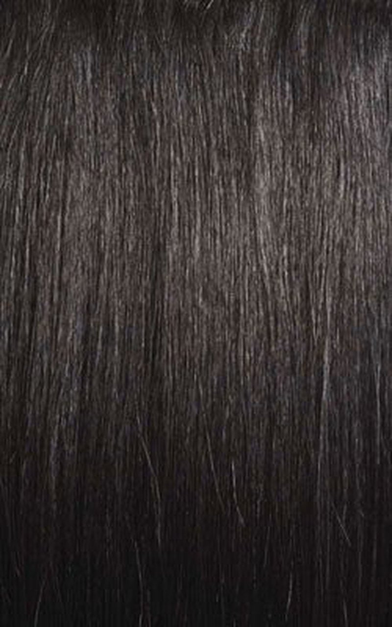 Sensationnel Instant Weave Half Wig - Seamless Synthetic Blend for Natural Hair Blending | Adjustable Drawstring (1B Off Black)