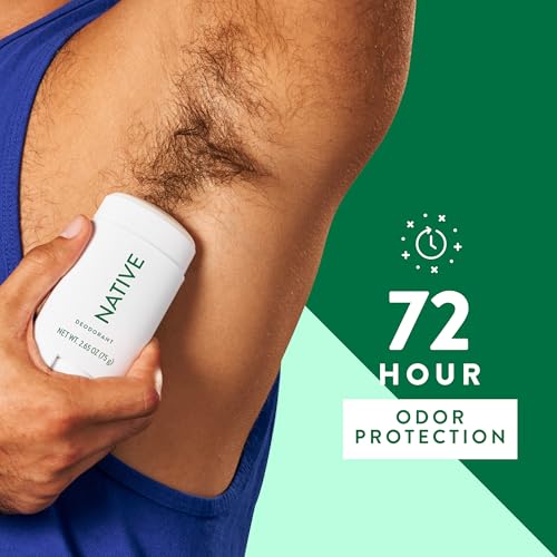 Native Deodorant | Natural Deodorant for Men, Aluminum Free with Baking Soda, Coconut Oil and Shea Butter | Eucalyptus & Mint