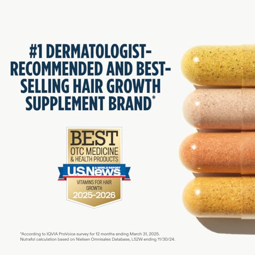 Nutrafol Men's Hair Growth Supplement and Hair Serum, Clinically Tested for Visible Thickness and Strength - 1 Month Supply, 1.7 Fl Oz Bottle