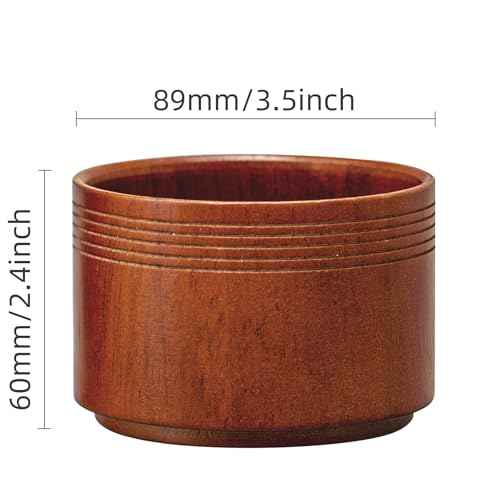 Shaving Brush Set Synthetic Hair Shaving Brush with Solid Wood Handle and Wooden Shaving Soap Bowl for Men Easy to Lather Fits Wet Shaving 30mm Knots