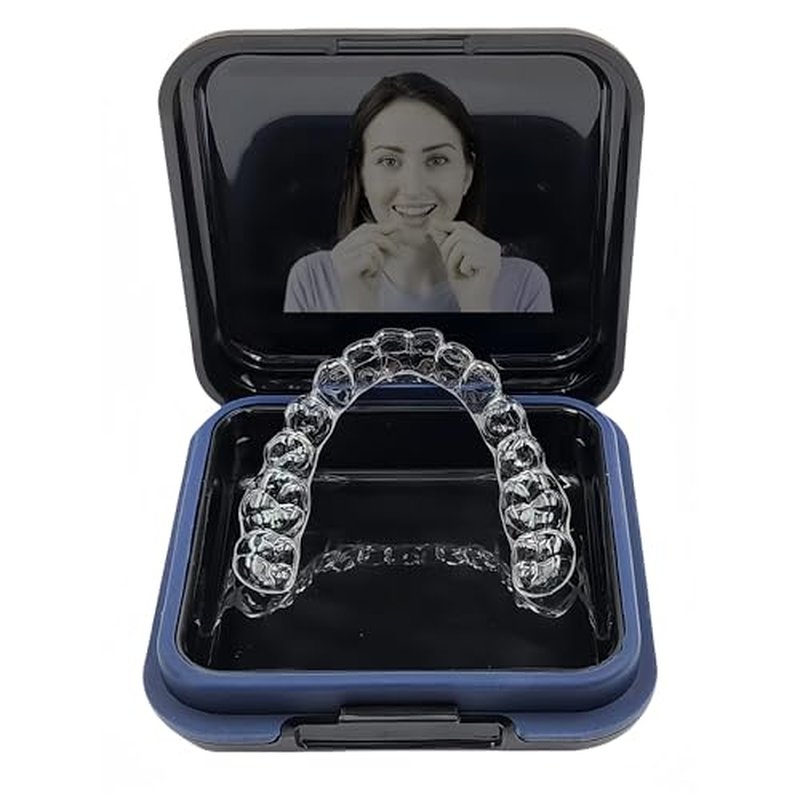 Custom Night Guard, Custom Dental Retainer Durable Mouth Teeth Guard Against Teeth Grinding/Clenching, One Pack