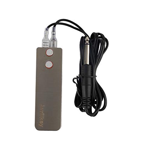 Tattoo Foot Pedal Switch Long Clip Cord Tattoos Power Supply Machine Silver