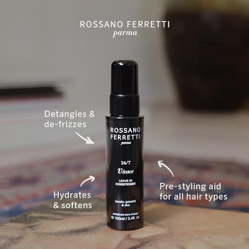 Rossano Ferretti Vivace Leave In Conditioner Spray | Hydrate, Detangle, De-Frizz with Keratin | Strong, Soft, Shiny Hair | Luxury, Vegan | 3.4 Fl Oz
