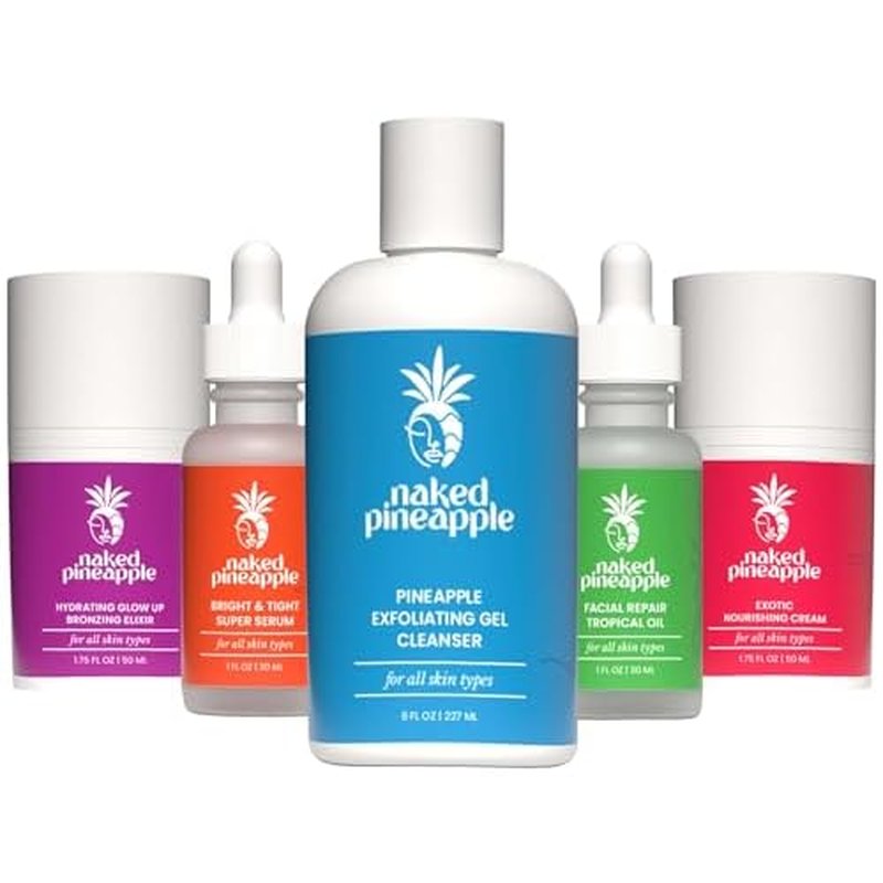 VIP Bundle - Gel Cleanser, Super Serum Facial Repair, Nourishing Cream, and Bronzing Elixir - Your Glow-Up Essentials
