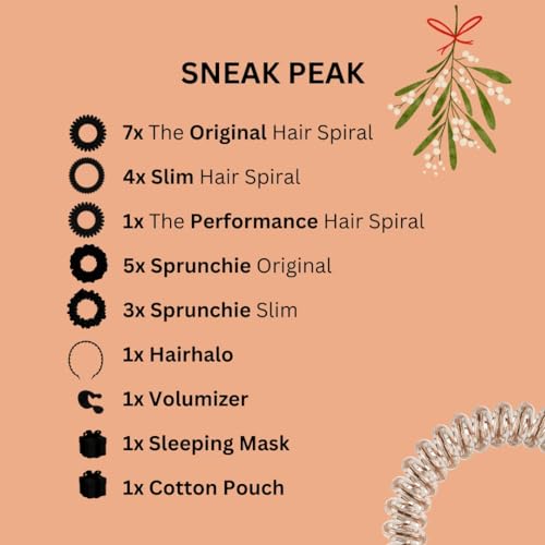 Invisibobble Beauty Advent Calendar 2023 I 24 Hair Accessories I Surprise for Women and Girls I Exclusive Elastics I Festive Calendar for Hair Care